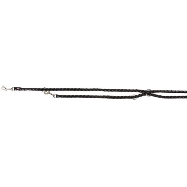 Povodac cavo radni S M 2/12mm crni/srebrni