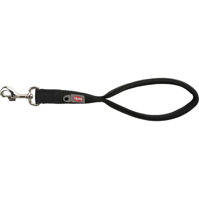 Povodac premium kratki 30cm/25mm crn