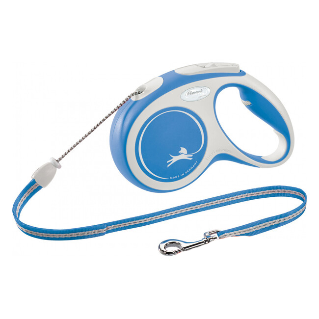 Povodac Flexi new comfort M 5m plavi