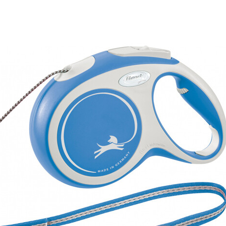 Povodac Flexi new comfort M 8m plavi