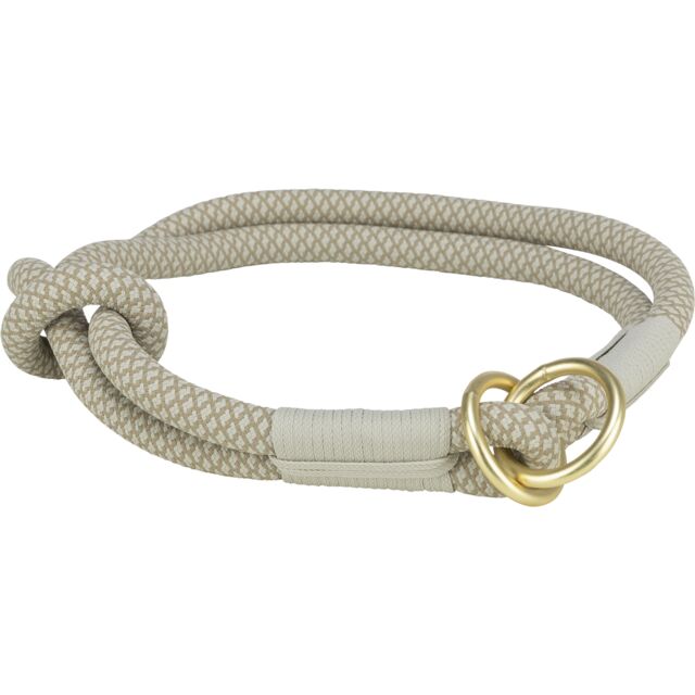 Ogrlica soft rope S 36cm/6mm sivo/srebrna