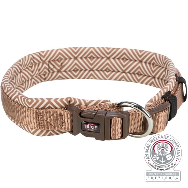 Ogrlica Premium L XL 56 62cm 25 mm boho krem boja
