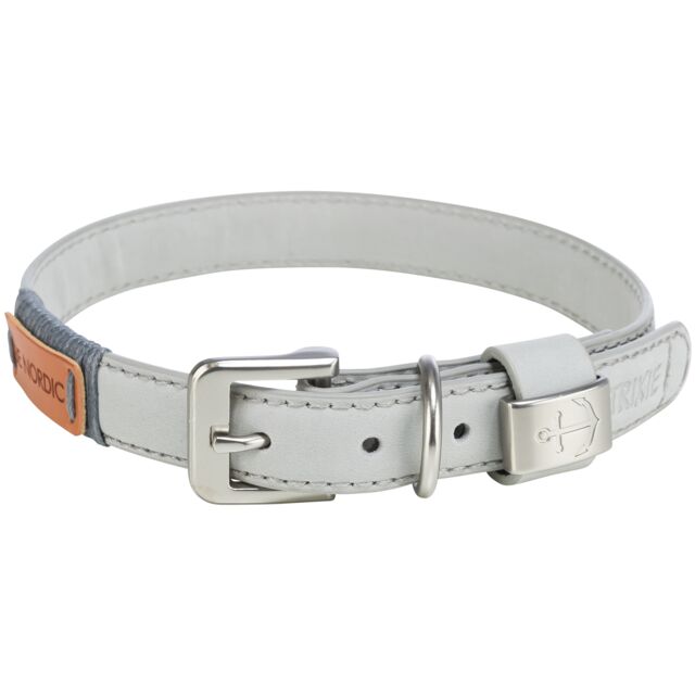Ogrlica Be nordic kožna S 35 41cm 15mm pesak boja