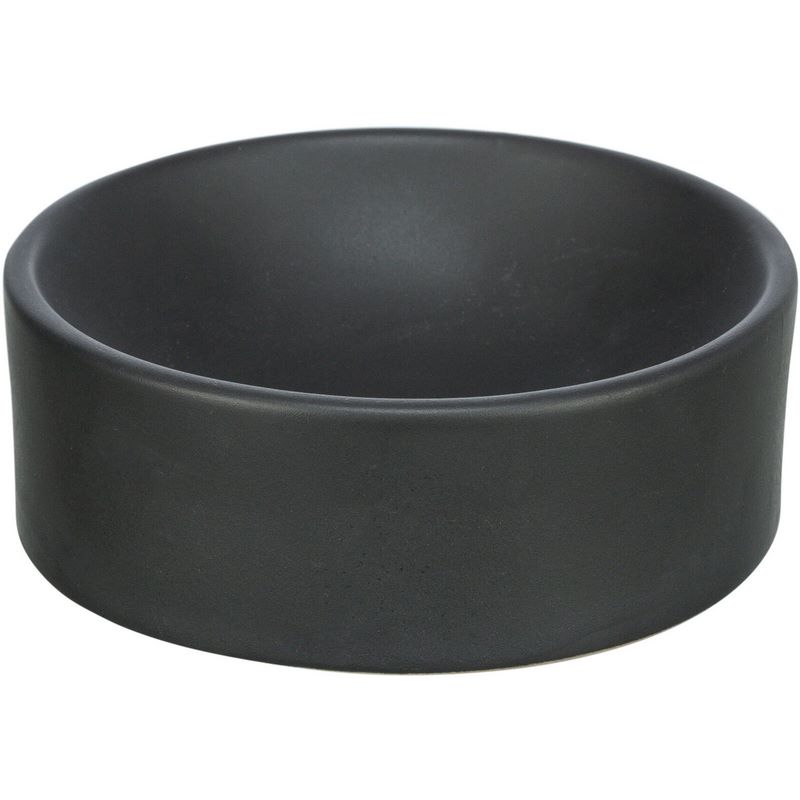 Keramička činija 0.15l 12cm crna bela