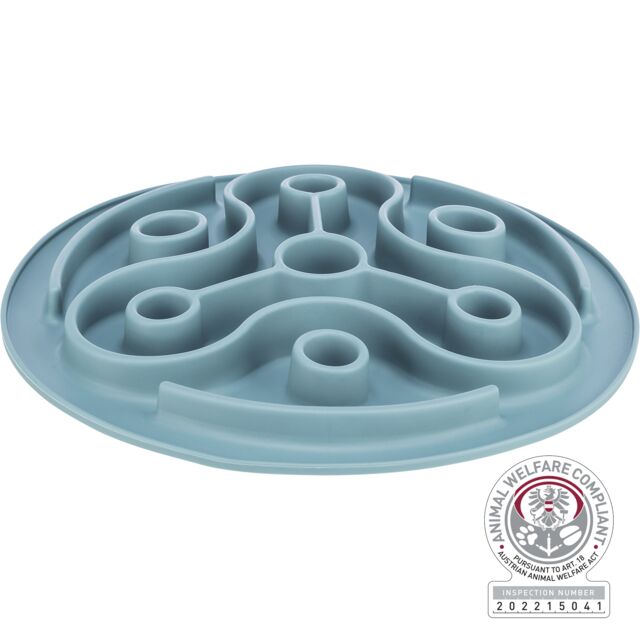Hranilica slow feed 28 cm plava