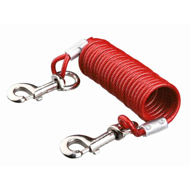 Sajla tie out spiralna 5m crvena