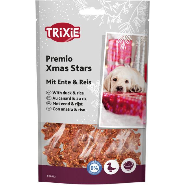 Xmas poslastice za pse zvezdice sa pačetinom i pirinčem 100gr