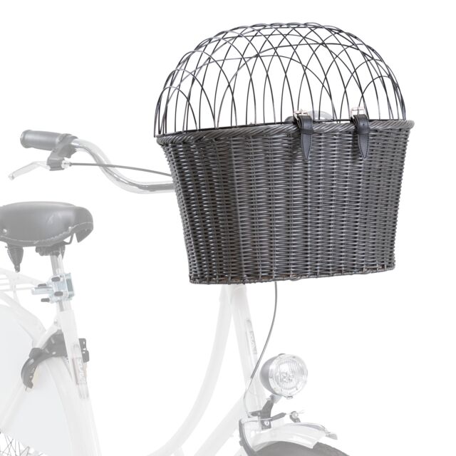 Korpa za bicikl prednja 44x34x41 cm antracit