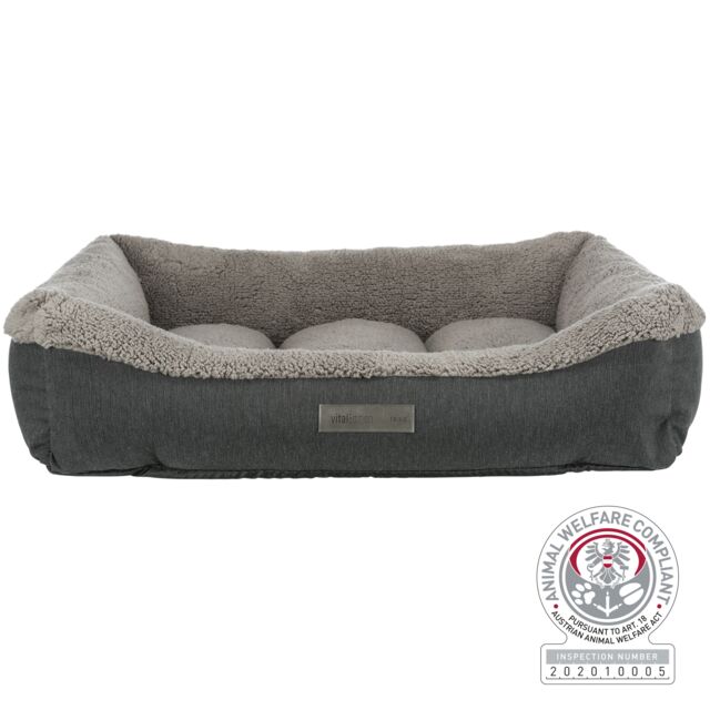Bendson vital krevet kockasti 90x60cm tamno sivi svetlo sivi