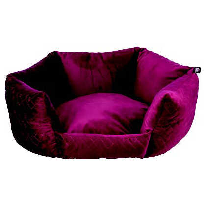 Krevet Natalya okrugli 50cm bordo