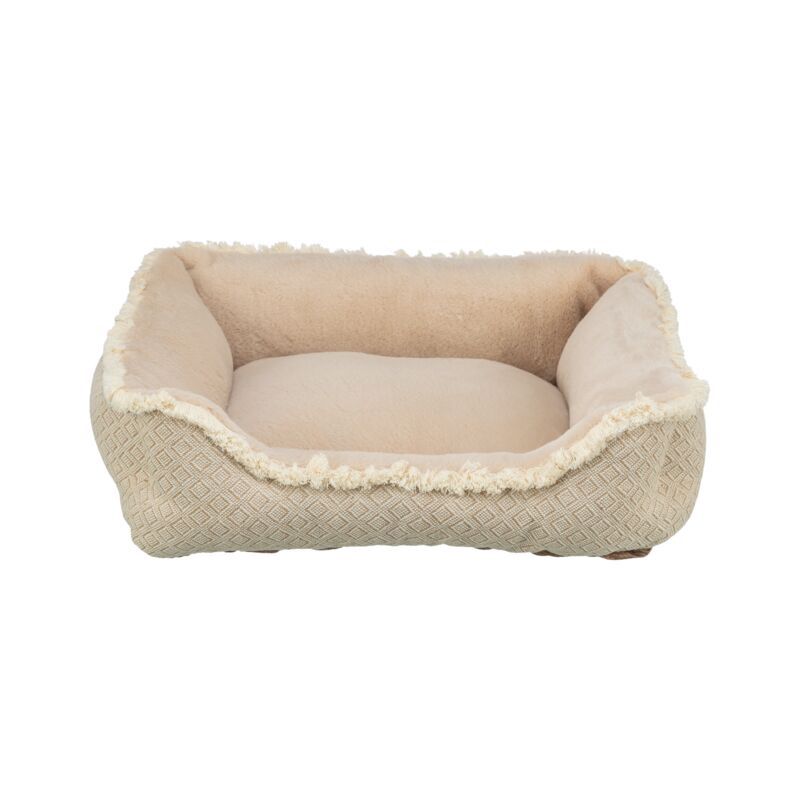 Krevet boho kockasti 100x80 bež