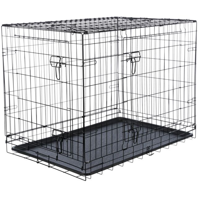 Žičani kavez XL 116x86x77cm crni