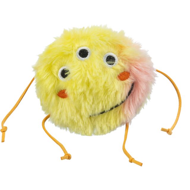 Igračka monster pliš i trava 10cm žuto/oranž