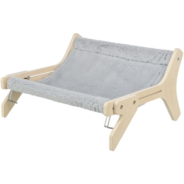 Ležaljka za radijator siva 47 × 24 × 38 cm