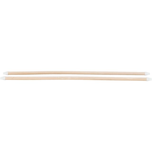 Set od 2 drvene motke 55cm 12mm  sa plast držacima