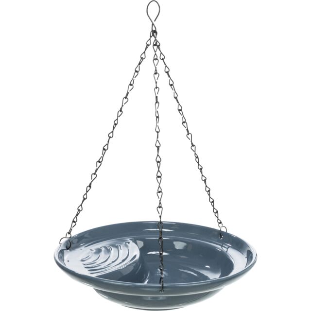 Kupatilo za ptice od keramike 530ml/26cm plava