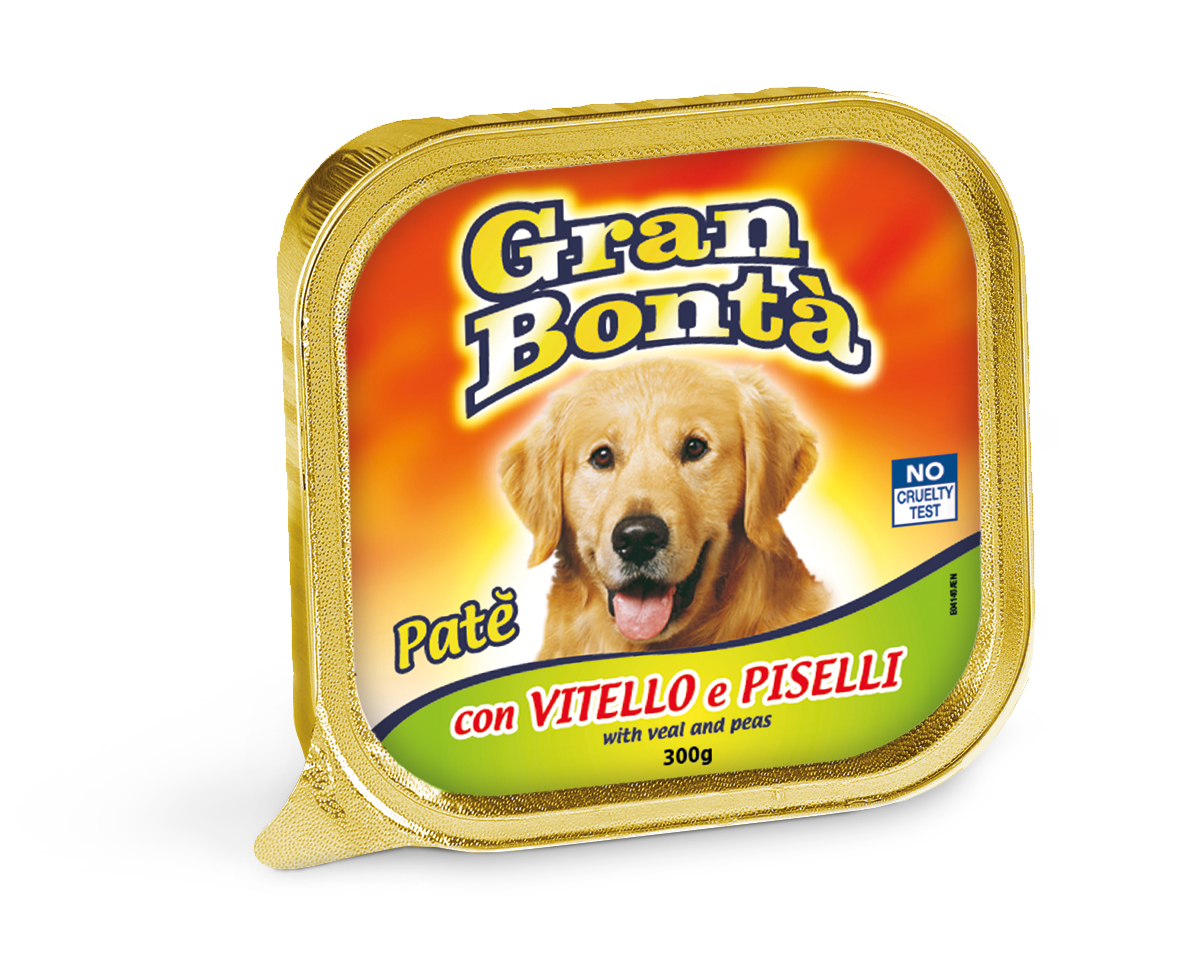 Gran Bonta pašteta za pse sa teletinom i graškom 300g