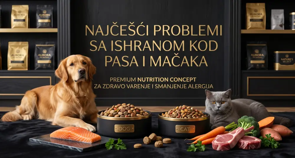 Najčešći Problemi sa Ishranom Kod Pasa i Mačaka i Kako ih Rešiti